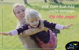 Voe com sua mãe no túnel de vento Wind up Paraquedismo Indoor