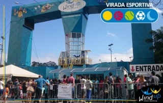 Voos gratuitos virada esportiva no túnel de vento Wind up