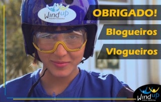 Blogueiros e Vlogueiros Voando no Wind up