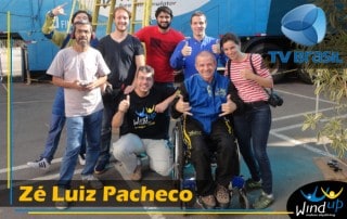 Ze Luiz Pacheco TV Brasil Programa Especial voando paraquedismo indoor